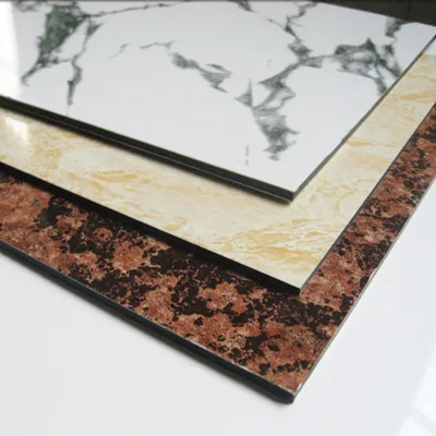 Alucobond Brown Marble Covered Aluminum Composite Panel
