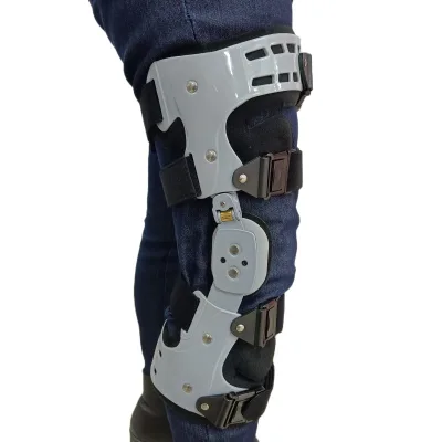 Orthopedic Knee Support Patella Clamp Arthroplasty Post Op Brace Stabilizer Hinged Immobilizer Cap Protector