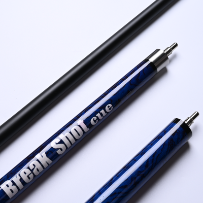 Carbon Fiber Break and Jump Cue 13mm Pool Cue Stainless Steel Joint 13mm Tip 3-stage Jump Cue