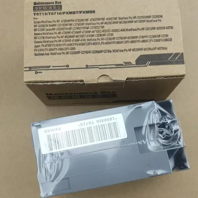 T6716 T6715 PXMB8 PXMB7 Ink Maintenance Box for Workforce Pro WF-3820 WF-4820 EC-4020 WF-4830 WF-4720 WF-4834 WF-4734 WF-4730