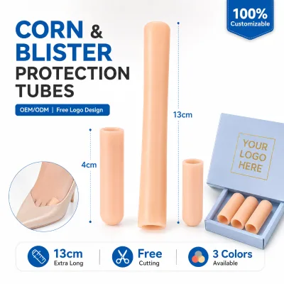 SEBS Long Closed Toe Cushion Finger Protector Blister Padding Corn Ingrown Nail Cover Bunion Corrector Breathable Durable Toe