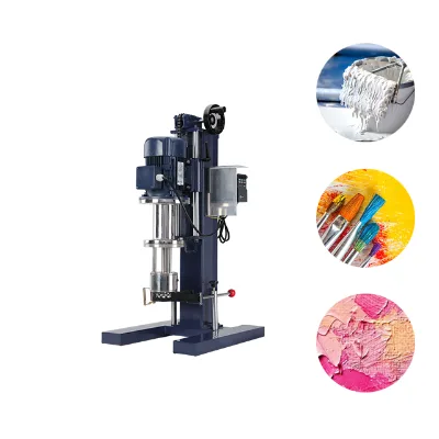 LAB Basket Mill Disperser for Chemicals & Plastics Processing SUS304L Stainless Steel 2L/3L Capacity