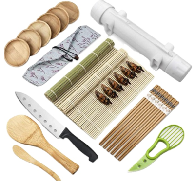 MJ 2021 Home Sushi Kit All in One Sushi Maker Set for 6 People Serving