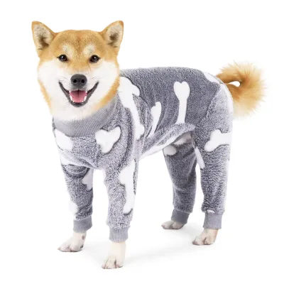 Wholesale High Elastic Comfortable Four-legged Long Sleeve Design Release Pet Dog Quilted Coat