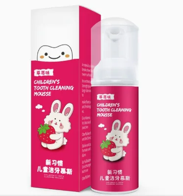Organic Children's Mousse Foam Toothpaste Convenient Plastic Kids Toothpaste