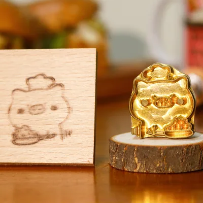 Custom Branding Iron for Food, Burger Branding Stamp, Hamburger Buns Branding Iron