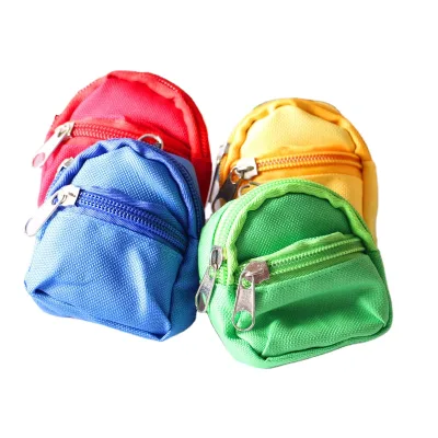 HY198 1:6 Doll House Accessories Mini Ature Backpack Doll Backpack Model Mini School Bag