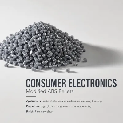 ABS-GF20 Granules, 20% Glass Fiber Reinforced ABS, High Strength, Surface Finish, Injection Grade From China