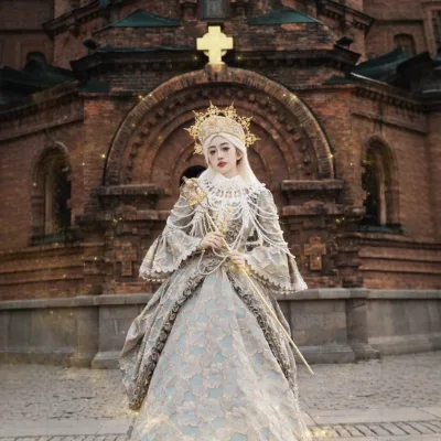 European Retro Dress Cosplay Drama Stage Play Costume Costume Dance Photo Dress Wholesale