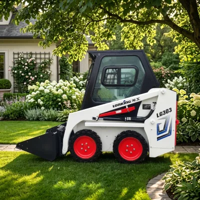LG303 Compact Wheel Skid Steer, Original Engine & Pump, EPA Compliant, Low Maintenance Cost