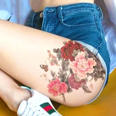 Hot Wholesale Unique Magic Sex Cute Cool Wolf Hand Intimate Waterproof Removable Temporary Tattoo Stickers Film Free DIY