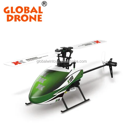 K100 6CH 3D 6G System Radio Control Toy Remote Helicopter RTF 2.4GHz Compatible with FUTABA S-FHSS