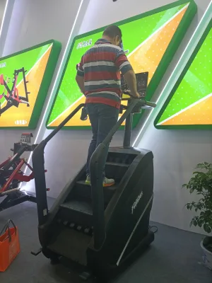 Popular Smart Stair Climber Machine StairMill with Display Casting Electric Stair Master Gym Equipment