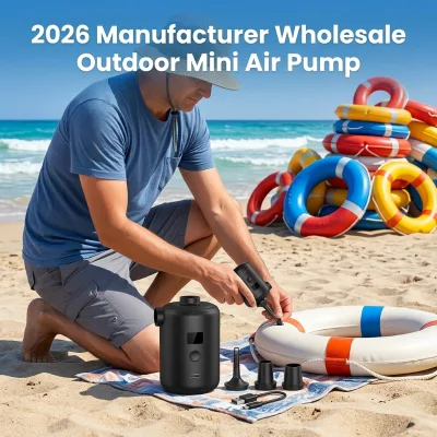 Wholesale 3600mAh Lithium Battery Cordless Air Pump Type-C Rechargeable Mini Inflate Deflate Pump Outdoor SUP Kayak Sleeping Pad