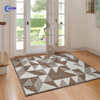 Hot Sell Nordic Door Mat Carved Custom Coir Doormat