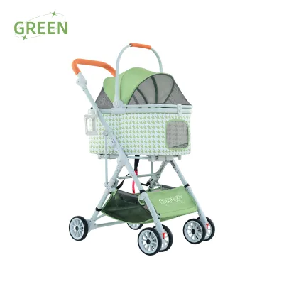 Pet Stroller for Cat and Dog Can Folded,a Variety Bird Pattern Can Choose From, Space Saving