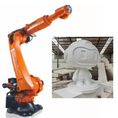 Foam Sculpture Milling Cnc with 7 Axis Rotation and Table for Turning Milling