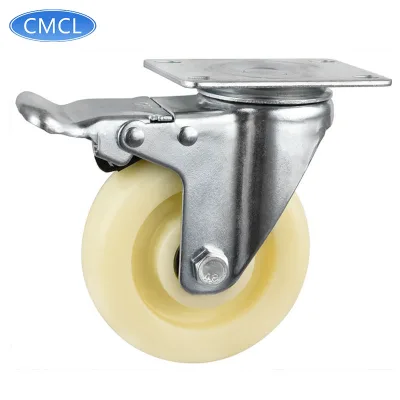 CMCL Castor De 3 Pulgadas Ruedas De Nylon Castor De 4 Pulgadas Ruedas Giratorias