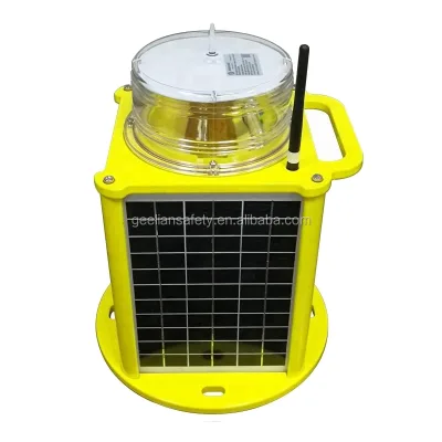 GPS AIS and Remote Control Marine Solar Navigation Light Solar Rechargeable LED Light Beacon Emergency Flashing Light