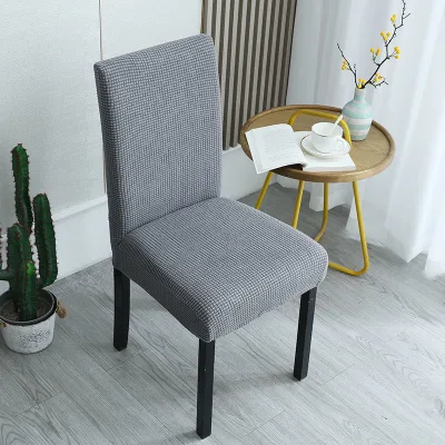 Jacquard Stretch Dining Room Chair Slipcovers Office Spandex Chair Cover for Living Room