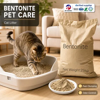 Sodium Bentonite Pet Litter High Absorbency Fast Hard Clump Low Tracking Cat Sand China Factory Wholesale Price