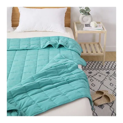 Wholesale High Quality Glass Beads Packaging Hospital 15lb Weighted Blanket