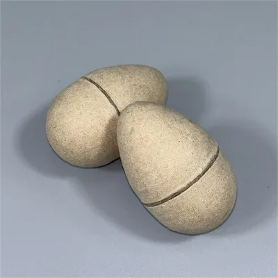 BonitoPak Quality Biodegradable Sugarcane Pulp Toy Egg Customized Art Set White Paper Pulp Packaging Tray for Kid Toys