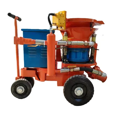 Factory Supply Dry Wet Type Screw Diesel/Electric Motor Concrete Spraying Shotcrete Machine High Efficiency Good Price