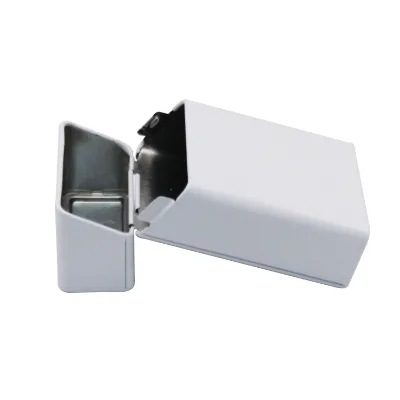 Hot Sale White Rectangular Tinplate Mini Mint Tin Box Flip Cover Custom Cigarette Box Tin Packaging