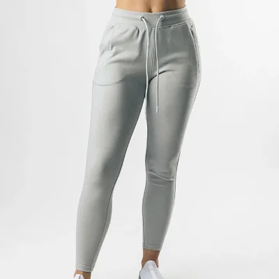 Custom Design Logo Loose Sweatpants High Waisted Drawstring Baggy Sweatpants Knit Wide Leg Women's Pants & Trousers