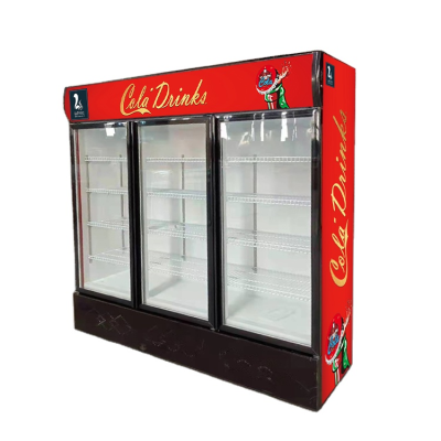 Upright Fridge Commercial Refrigerator Display Fridge Beer Cooler Drink Refrigerator Fridge showcase Drinks Refrigerator