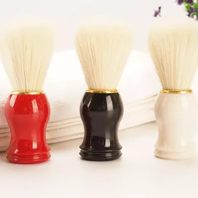 Synthetic Hair Shave Brushes with  Plastic Handle  Premium Quality Shaving Brush