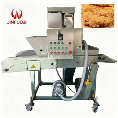 Variable Speed Automatic Bread Crumb Coating Machine With Adjustable Conveyor Speed