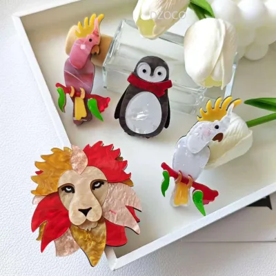 Factory Wholesale Designer Brooches Brooch Manufacturers Creative Animal Cute Brooch Cartoon