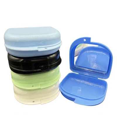 Orthodontic Retainer Case Mirror Dental Clinic Use Medical Grade BPA Free PP Custom Logo OEM Factory Professional Manufacturer