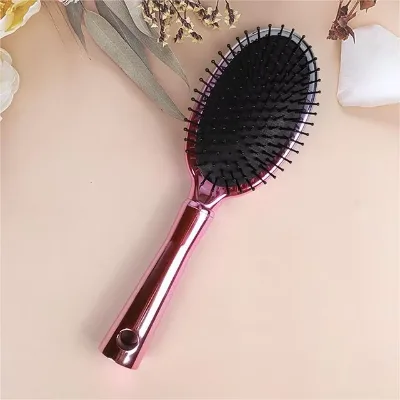 Wholesale soft nylon hair brush massage scalp brush pink black air cushion comb