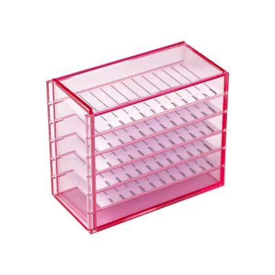 Wholesale Acrylic Eyelash Organizer Display Stand Lashes Storage Box for Eyelash Extensions Tool Organization