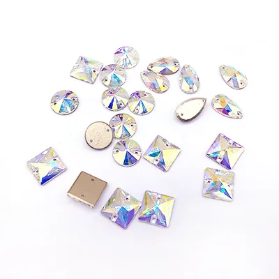 AAA Quality Sew on Rhinestone Flat Back Glass Crystal Rhinestones for Clothes & Processing Accessories