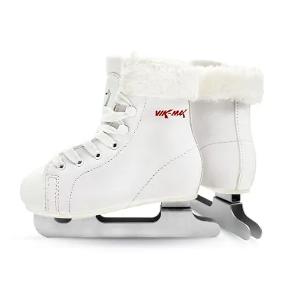 Lasted Design Double-blade Ice Skates Size 25-29 Stainless Steel Skates
