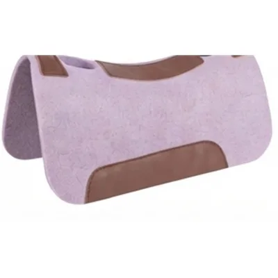 Western Horse Saddle Pad with Carving Patch Equestrian Riding Equipment and Sports Gear Bag