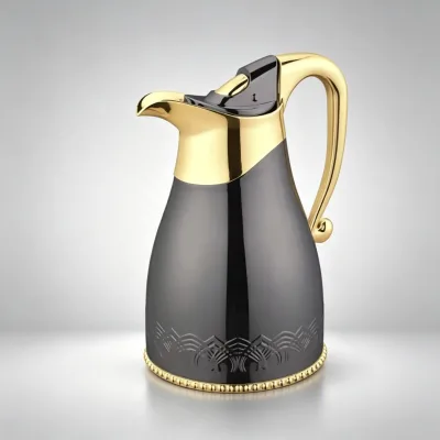 Glass Liner Thermal Carafe Mosque Worship Gift Flask Eid Fitr Vacuum Kettle Stainless Steel Tea Pot Double Wall Hot Cold Bottle