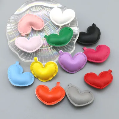 Bag Charm,Large love Leather Pendant for DIY Accessories Making Key Chain Bag Charm