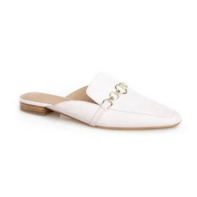 Grommet Mule Slipper Women Leisure Dress Shoes Tiny Squared Toe Fashion New Europe and American Style for Women Casual