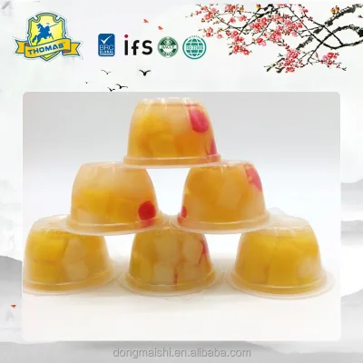 Fresh Sweet Syrup Fruit Chunks, Portable Ready-to-Eat Snack for Travel Picnic Daily Dessert Fruit Cup