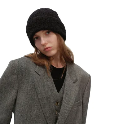 Hot Selling Custom Winter Ribbed Beanie Hat High Quality Knitted Wool for Men and Women With Soft Style and Print Pattern