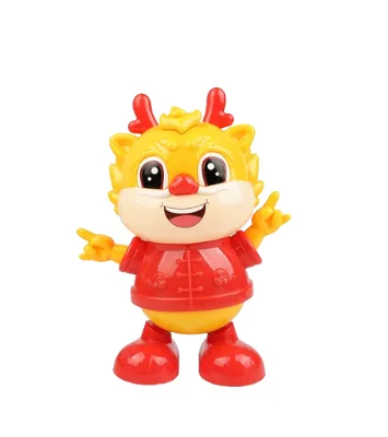 2024 Cheap Price Electronic Cartoon Dragon Toys Walking Dancing Cute Animal Toys Electric Dancing Robot