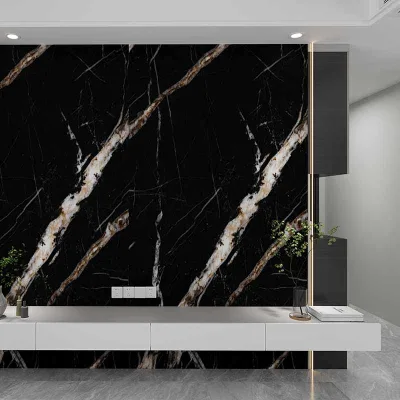 Home Decoration Vinyl Tiles Waterproof Wall Panelling Designs Living Room Self Waterproof Wallpaper