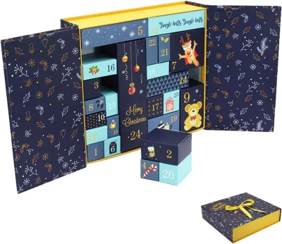 Custom 24 Advent Calendar for Filling Boxes Christmas Calendar