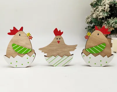 Wholesale Laser Cut Miniature Wood Easter Crafts