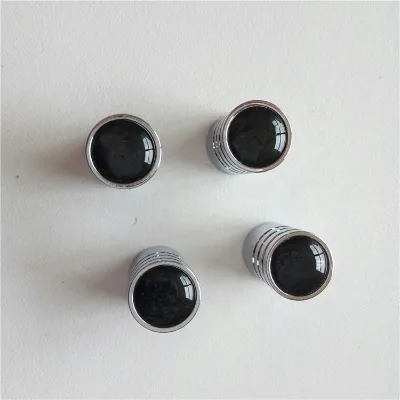 Silver Solid Color Customized Automatic Truck Parts Car Tire Valve Caps